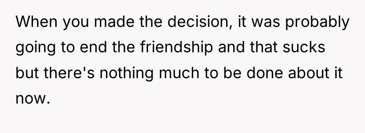When you made the decision, it was probably going to...