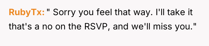 RubyTx " Sorry you feel that way. I'll take it...