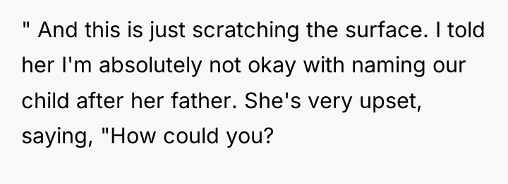 " And this is just scratching the surface. I told...