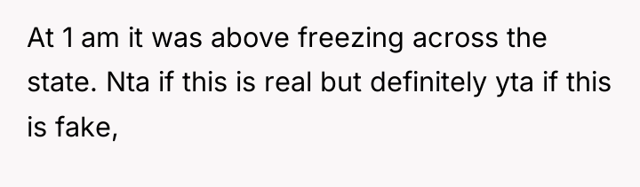 At 1 am it was above freezing across the state....