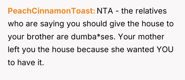 PeachCinnamonToast NTA - the relatives who are saying you should...