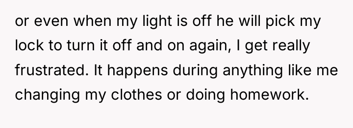 or even when my light is off he will pick...