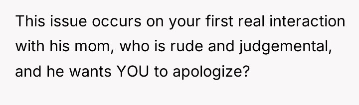 This issue occurs on your first real interaction with his...