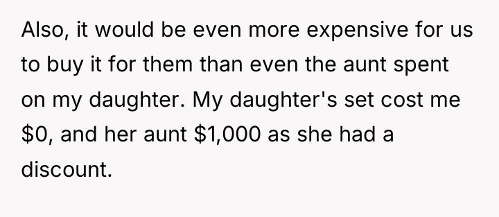 Also, it would be even more expensive for us to...
