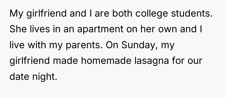 My girlfriend and I are both college students. She lives...