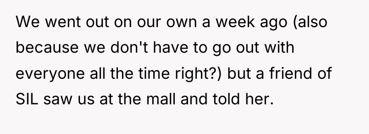 We went out on our own a week ago (also...