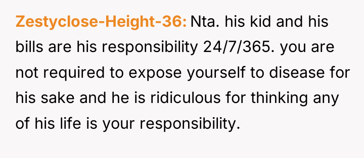 Zestyclose-Height-36 Nta. his kid and his bills are his responsibility...