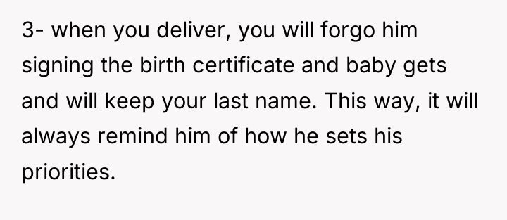 3- when you deliver, you will forgo him signing the...