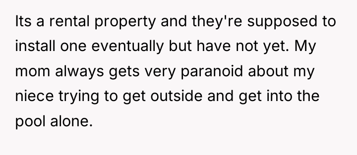 Its a rental property and they're supposed to install one...