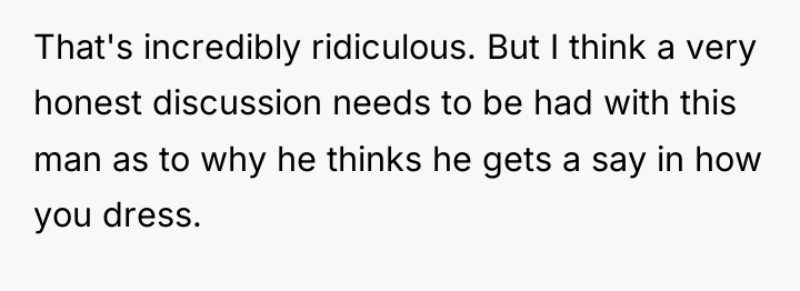 That's incredibly ridiculous. But I think a very honest discussion...