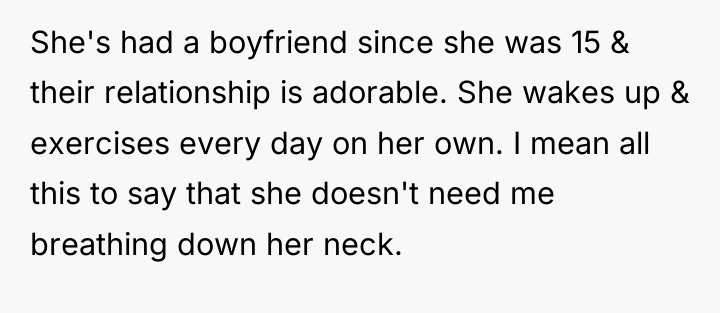 She's had a boyfriend since she was 15 & their...
