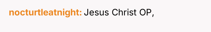 nocturtleatnight Jesus Christ OP,