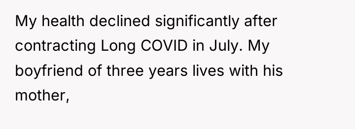 My health declined significantly after contracting Long COVID in July....