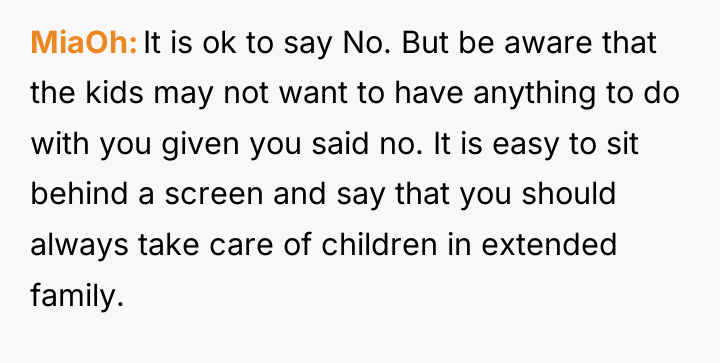 MiaOh It is ok to say No. But be aware...