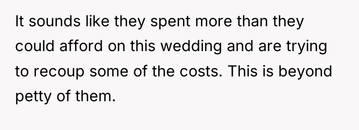 It sounds like they spent more than they could afford...