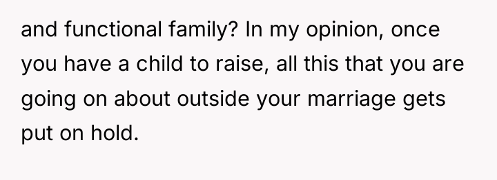 and functional family? In my opinion, once you have a...