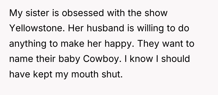 My sister is obsessed with the show Yellowstone. Her husband...