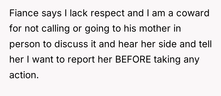 Fiance says I lack respect and I am a coward...