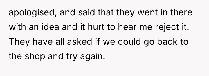 apologised, and said that they went in there with an...