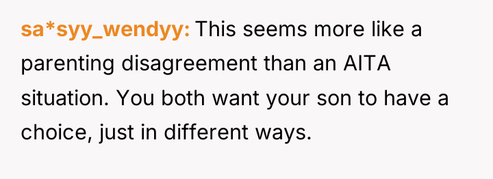 sa*syy_wendyy This seems more like a parenting disagreement than an...
