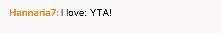 Hannaria7 I love: YTA!