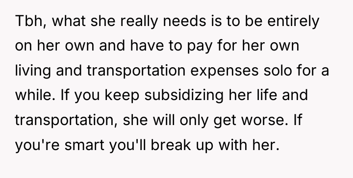 Tbh, what she really needs is to be entirely on...
