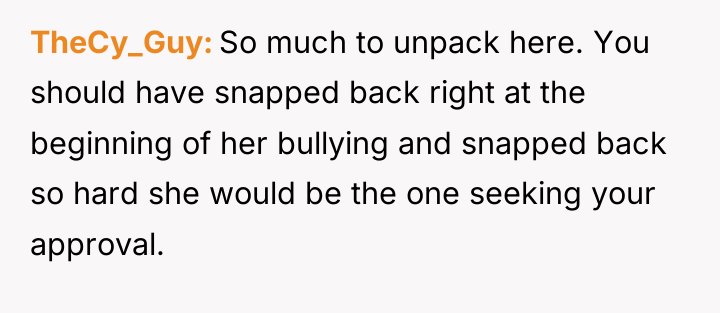 TheCy_Guy So much to unpack here. You should have snapped...