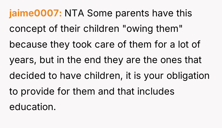 jaime0007 NTA Some parents have this concept of their children...