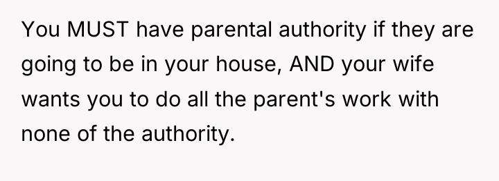 You MUST have parental authority if they are going to...