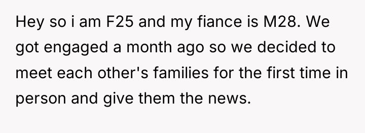 Hey so i am F25 and my fiance is M28....