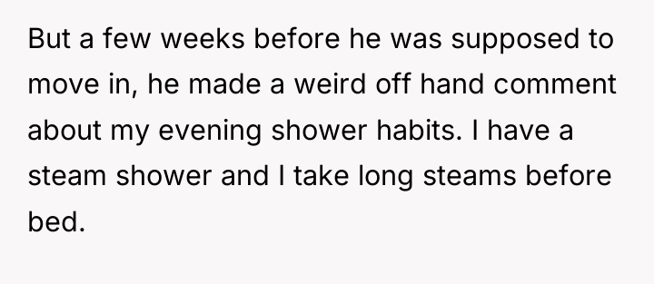 But a few weeks before he was supposed to move...