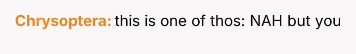Chrysoptera this is one of thos: NAH but you
