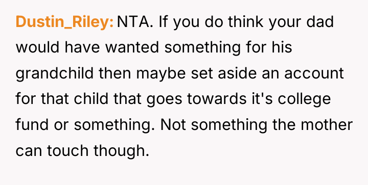 Dustin_Riley NTA. If you do think your dad would have...