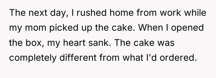 The next day, I rushed home from work while my...