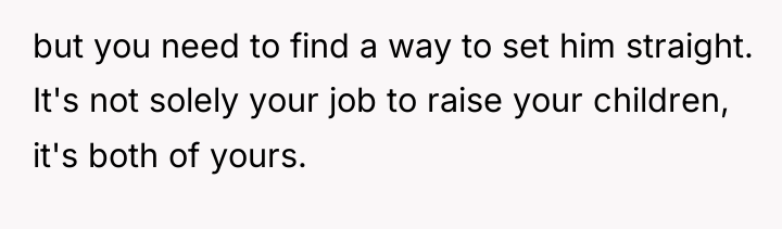 but you need to find a way to set him...