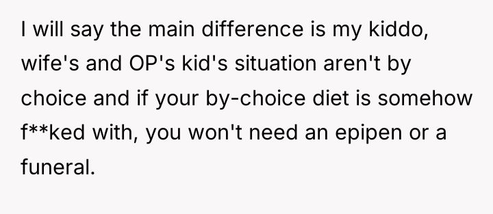 I will say the main difference is my kiddo, wife's...