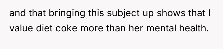 and that bringing this subject up shows that I value...