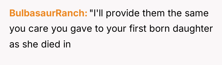 BulbasaurRanch "I'll provide them the same you care you gave...