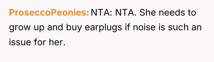 ProseccoPeonies NTA: NTA. She needs to grow up and buy...