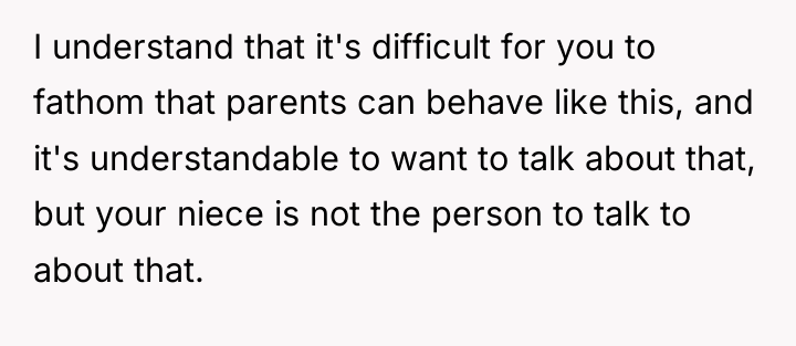 I understand that it's difficult for you to fathom that...