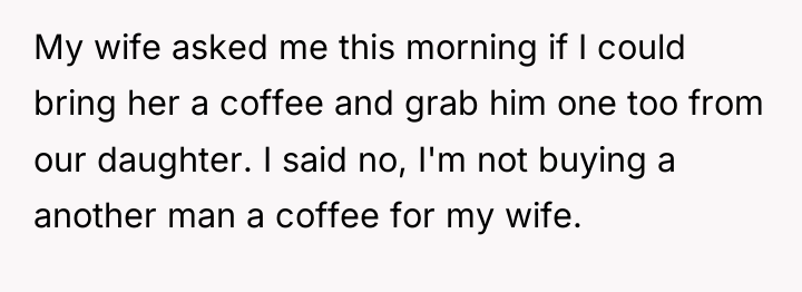 My wife asked me this morning if I could bring...