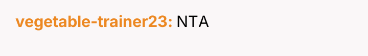 vegetable-trainer23 NTA
