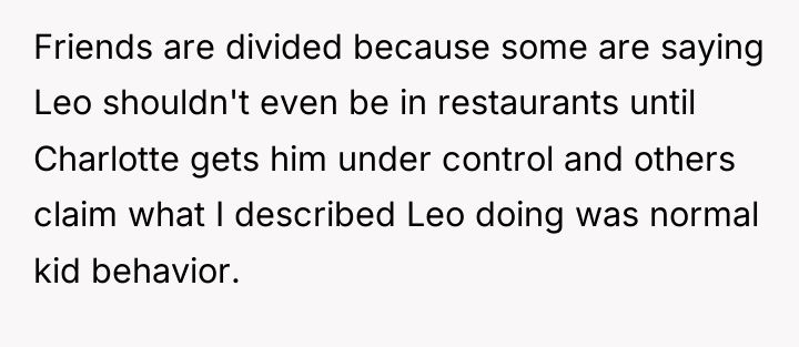 Friends are divided because some are saying Leo shouldn't even...