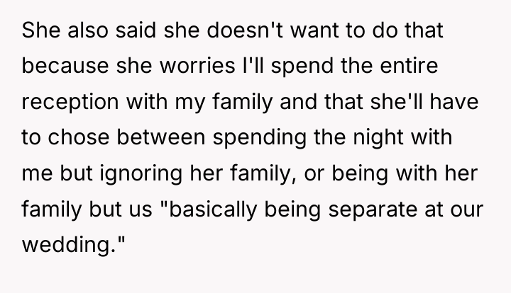 She also said she doesn't want to do that because...