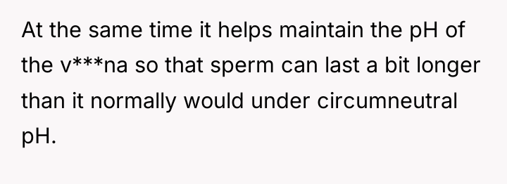 At the same time it helps maintain the pH of...