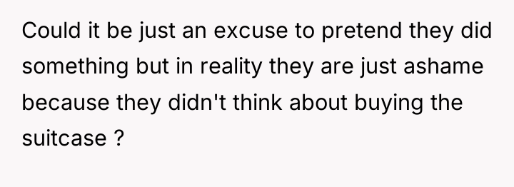 Could it be just an excuse to pretend they did...