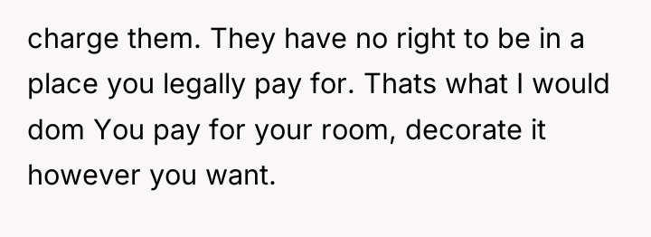 charge them. They have no right to be in a...