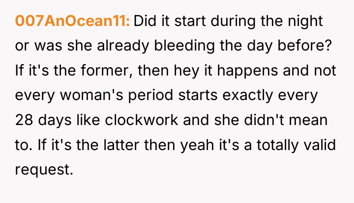 007AnOcean11 Did it start during the night or was she...