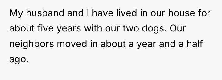 My husband and I have lived in our house for...