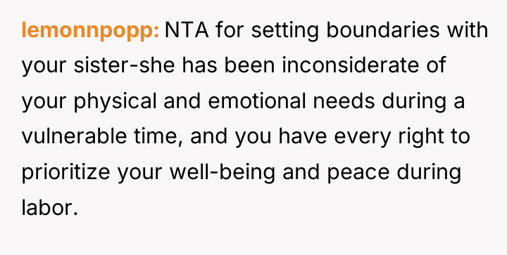 lemonnpopp NTA for setting boundaries with your sister-she has been...